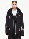 Veste de neige féerique Reine des neiges et flocons de neige pour femme