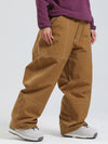 Pantalon de snowboard ample Gsou Snow Mountain Freerider Freestyle pour femme