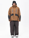 Ensemble de ski Chillform pour homme, camouflage réfléchissant – Veste Glow Trail et pantalon de ski ample