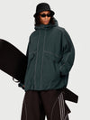 Veste de ski utilitaire réfléchissante UrbanCraft pour homme – Coupe streetwear
