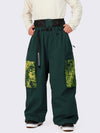 Pantalon de snowboard cargo ample et freestyle Hyper Flux Urban Graffiti pour homme - Park Rider