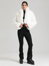 Combinaison de ski Glacier Vogue pour femme et veste Delish en fausse fourrure duveteuse