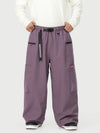 Pantalon de ski cargo utilitaire extensible et résistant Techline pour homme – Coupe ample et décontractée