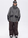 Ensemble de ski Chillform pour femme, camouflage réfléchissant – Veste Glow Trail et pantalon de ski ample