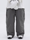 Pantalon de ski camouflage ample à genoux doubles pour femme