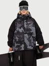 Veste de ski freestyle multifonctionnelle et résistante pour femme, style urbain.