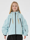 Veste de ski imperméable thermique à capuche oreilles de lapin pour filles