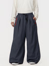 Pantalon de ski freestyle extra ample Hyper Flux pour homme, fermeture éclair latérale, empiècement graffiti.