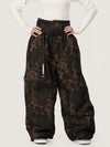 Pantalon de neige ample et résistant pour femme Urban Storm, style freestyle.