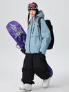 Combinaison de ski Searipe unisexe durable Mountain Pro tout-terrain ample pour femmes