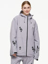 Veste de neige féerique Reine des neiges et flocons de neige pour femme