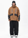 Ensemble de ski Chillform pour homme, camouflage réfléchissant – Veste Glow Trail et pantalon de ski ample