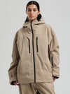Veste de ski Gsou Snow pour femme, résistante, isolée et coupe-vent, type Mountain Pro.