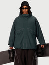 Veste de ski utilitaire réfléchissante UrbanCraft pour homme – Coupe streetwear