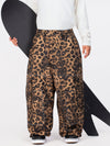 Pantalon de neige ample Nightline Park Rider pour homme, avec bandes réfléchissantes et poches cargo.