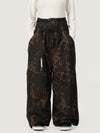 Pantalon de neige ample et résistant pour femme Urban Storm, style freestyle.