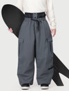 Pantalon de ski cargo utilitaire Techline pour homme, inspiré des vêtements de travail – Coupe ample et décontractée