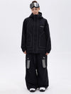 Ensemble veste de ski réfléchissante NightRide Chill pour femme et pantalon cargo ample