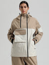 Veste de snowboard cargo hybride Gsou Snow Terrain Flow FlexZip pour femme