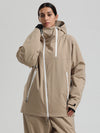 Veste cargo de montagne Gsou Snow HyperDrive toutes saisons pour femme, color block