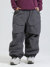 Pantalon de ski ample Gsou Snow Urban Slope KneeFlex pour femme, avec poches cargo.