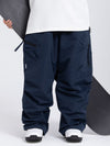 Pantalon de ski ample Prime Mountain pour femme avec deux poches cargo latérales