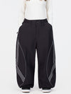 Pantalon de neige ample et réfléchissant Nightline Park Rider pour femme