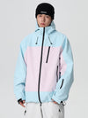 Veste de ski ample Searipe rétro à blocs de couleur pour femme