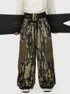 Pantalon de ski Wild Motion pour homme, multipoches, à blocs de couleurs réfléchissants et très ample.