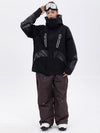 Ensemble de ski Chillform pour femme, camouflage réfléchissant – Veste Glow Trail et pantalon de ski ample