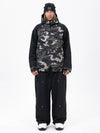 Ensemble veste bomber et pantalon ample pour homme, motif camouflage montagne freestyle