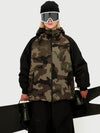 Veste de ski freestyle multifonctionnelle et résistante pour femme, style urbain.