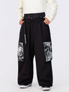 Pantalon de snowboard cargo ample et freestyle Hyper Flux Urban Graffiti pour homme - Park Rider