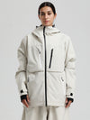 Veste de ski cargo fonctionnelle et résistante Gsou Snow pour femme, idéale pour la montagne et l'hiver.