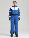 Combinaison de ski rétro classique Gsou Snow ChillTrack pour femme - Tenues de ski vintage années 80