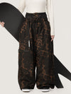Pantalon de neige ample et résistant pour femme Urban Storm, style freestyle.