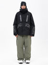 Ensemble de ski Chillform pour homme, camouflage réfléchissant – Veste Glow Trail et pantalon de ski ample