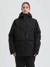 Veste de ski cargo multifonctionnelle Gsou Snow pour femme, résistante et performante.