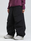 Pantalon de ski ample Gsou Snow Urban Slope KneeFlex pour femme, avec poches cargo.