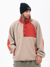 Pull en polaire chaude style sherpa pour homme, idéal pour la montagne