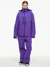 Combinaisons de ski thermiques coupe-vent Arctic Queen Mountain pour femmes avec salopette