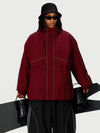 Veste de ski utilitaire réfléchissante UrbanCraft pour homme – Coupe streetwear