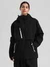 Veste de ski cargo fonctionnelle et résistante Gsou Snow pour femme, idéale pour la montagne et l'hiver.