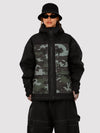 Veste de ski UrbanCraft Street Utility Freestyle pour femme – Capuche réfléchissante et design inspiré des vêtements de travail