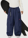 Pantalon de ski cargo utilitaire extensible et résistant Techline pour homme – Coupe ample et décontractée