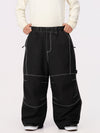 Pantalon de ski ample UrbanCraft Workwear pour homme, avec conception offrant une mobilité accrue des genoux.