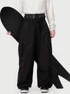 Pantalon de ski cargo utilitaire Techline pour homme, inspiré des vêtements de travail – Coupe ample et décontractée