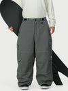 Pantalon de ski cargo utilitaire Wild Soul Crew pour homme – Coupe ample à coutures renforcées
