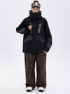 Ensemble de ski Chillform pour femme, camouflage réfléchissant – Veste Glow Trail et pantalon de ski ample