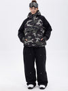 Ensemble veste bomber et pantalon ample pour femme, motif camouflage montagne freestyle